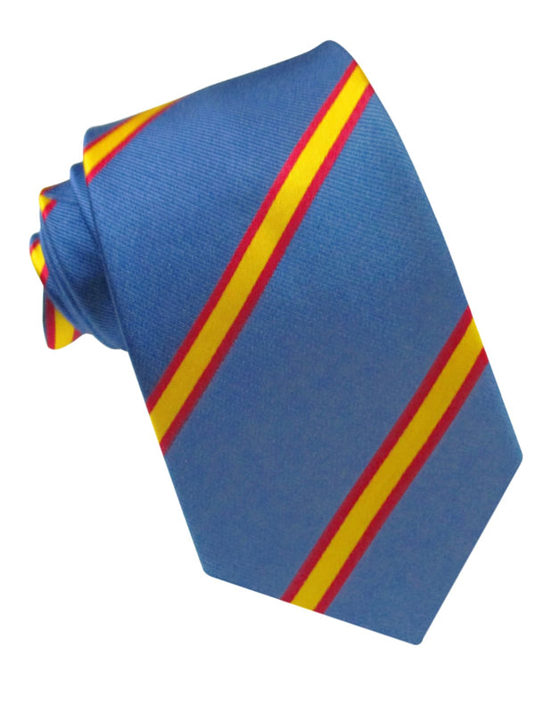 CORBATA SEDA AZUL BANDERA DE ESPAÑA