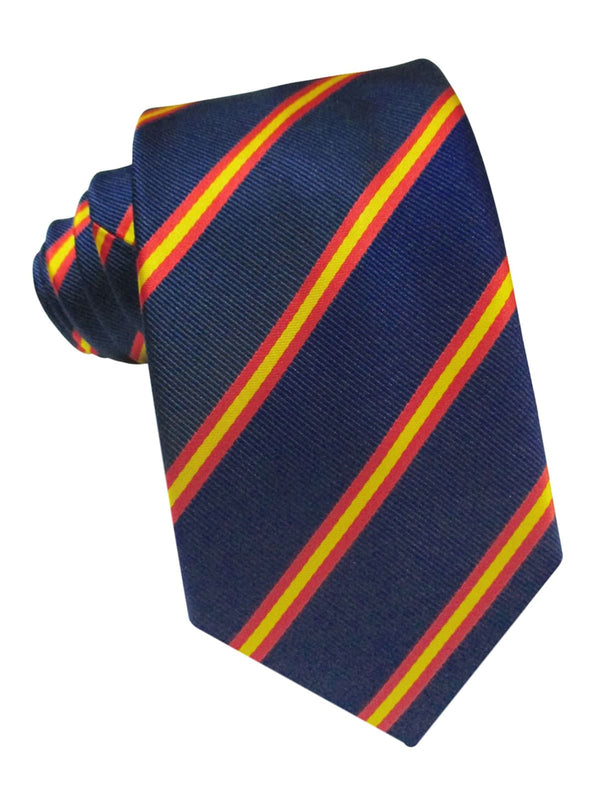 corbata seda azul marino bandera españa