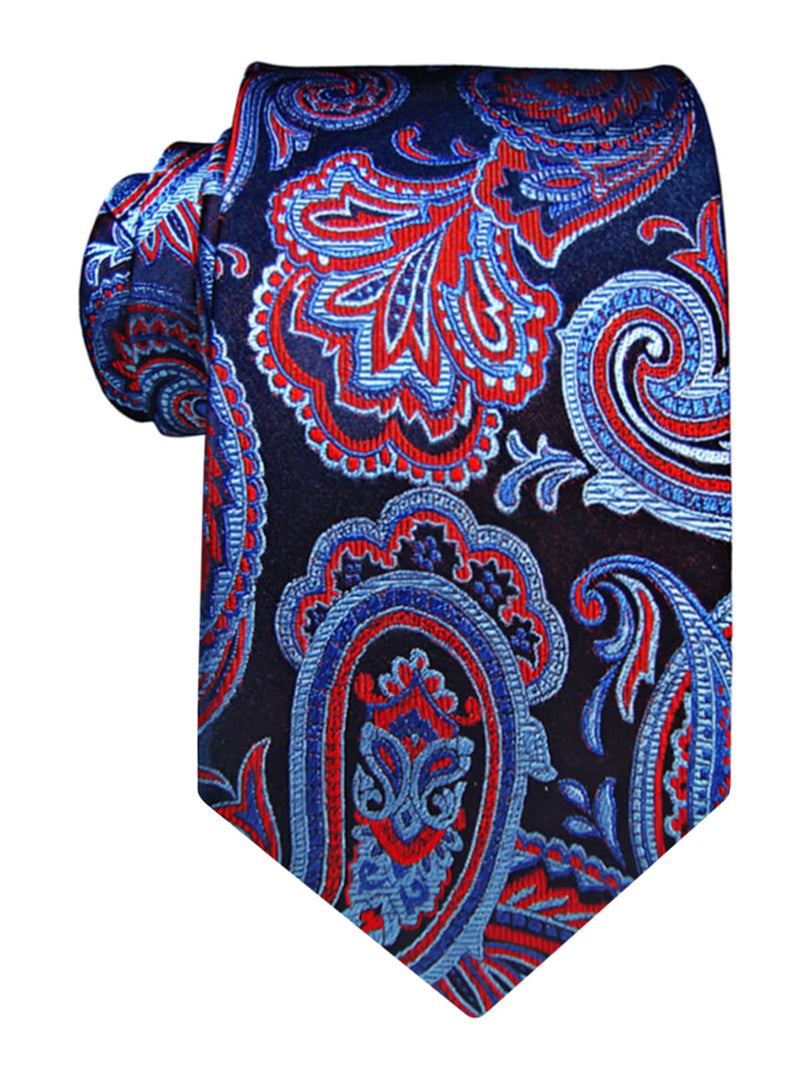 corbata seda azul marino cachemir