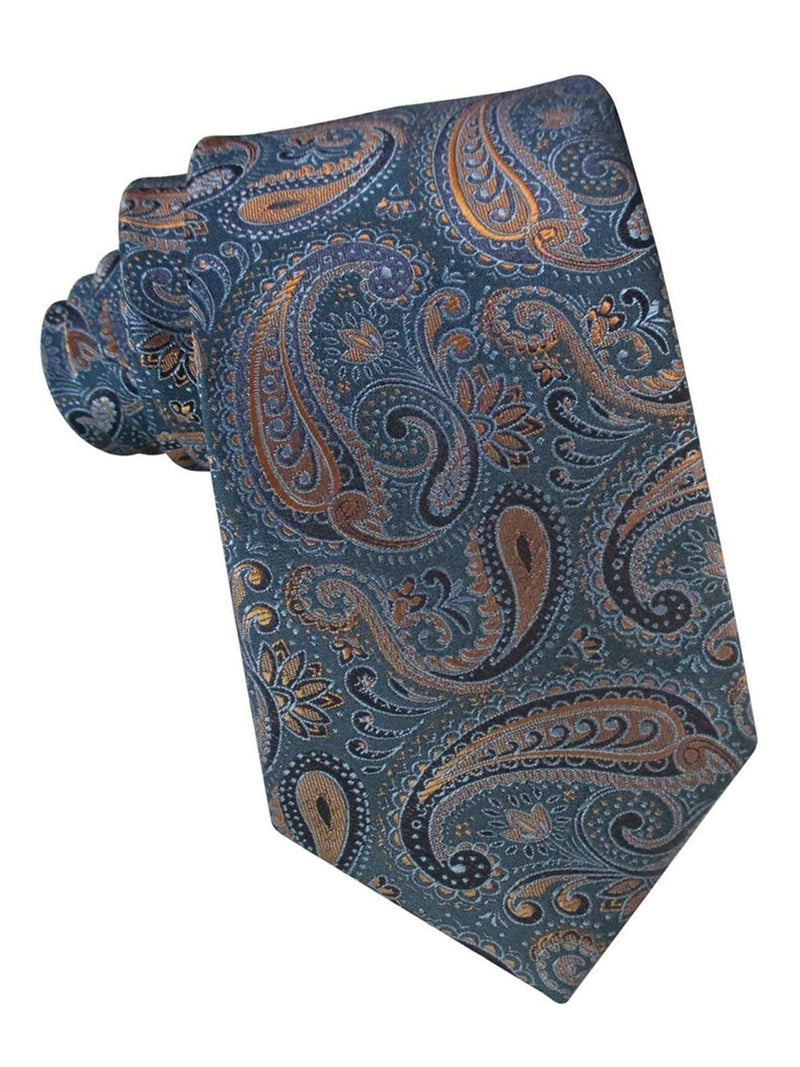 corbata azul petroleo cachemir