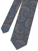 corbata azul petroleo cachemir