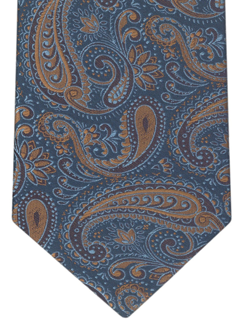 corbata azul petroleo cachemir