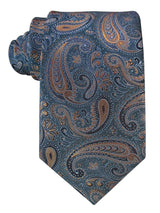 corbata azul petroleo cachemir