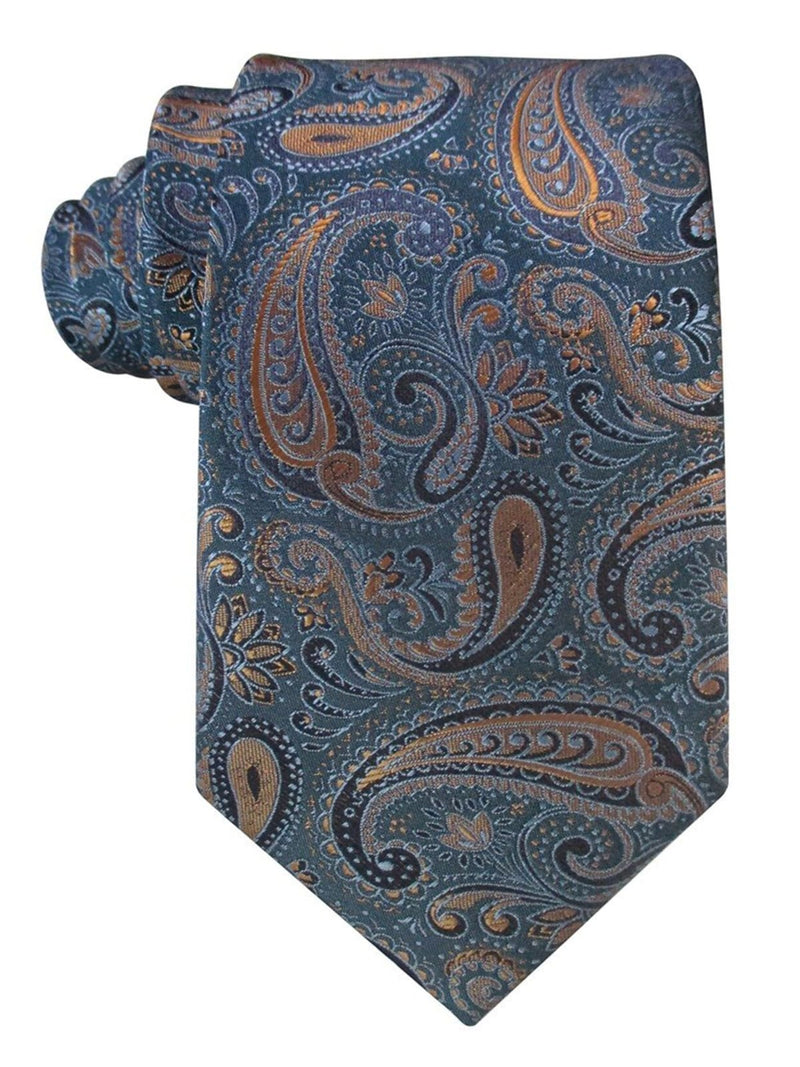 corbata azul petroleo cachemir