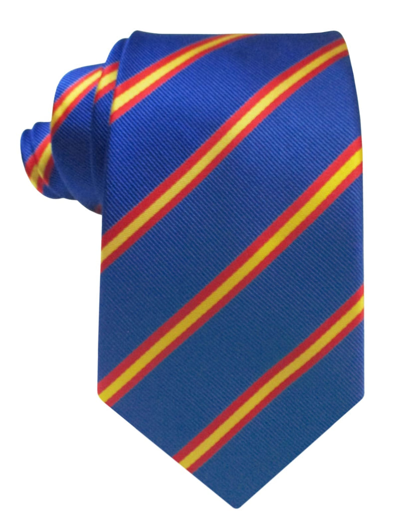 corbata seda azul royal bandera españa