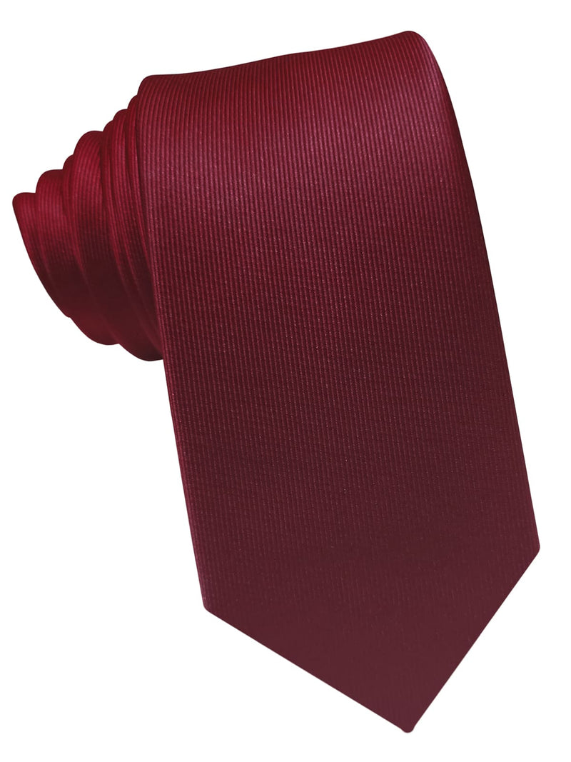 corbata pala estrecha rojo burdeos