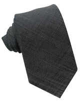 corbata lana gris diseño microestampado