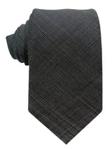 corbata lana gris diseño microestampado