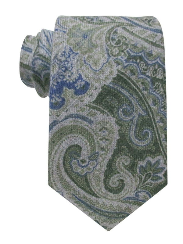 corbata lana gris cachemir