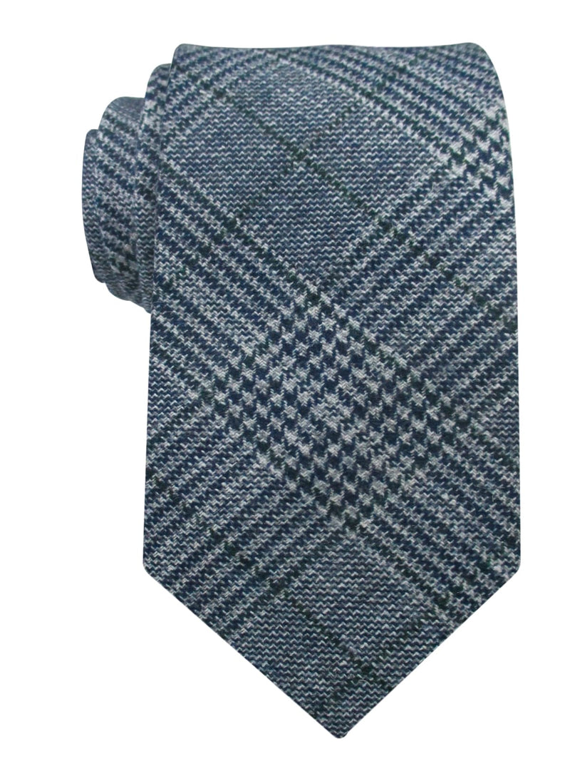 corbata lana principe gales azul