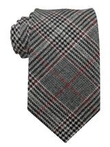corbata lana principe gales gris