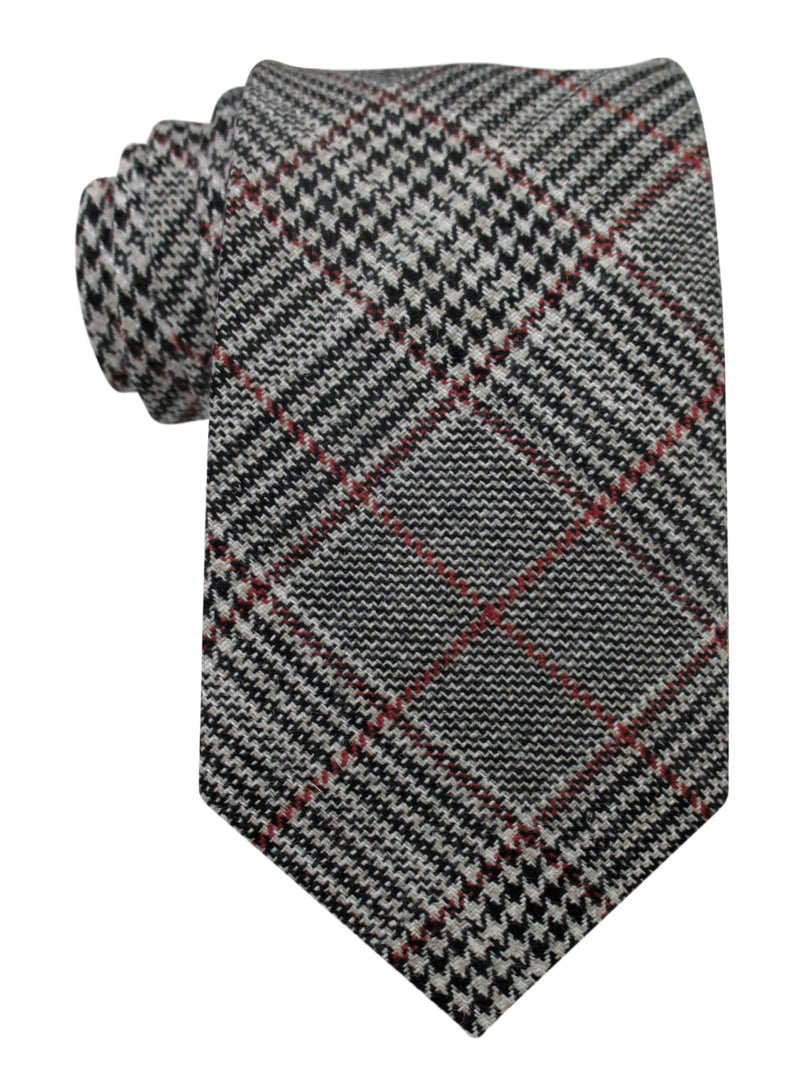 corbata lana principe gales gris