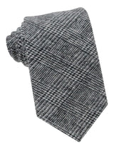 corbata lana principe gales negra