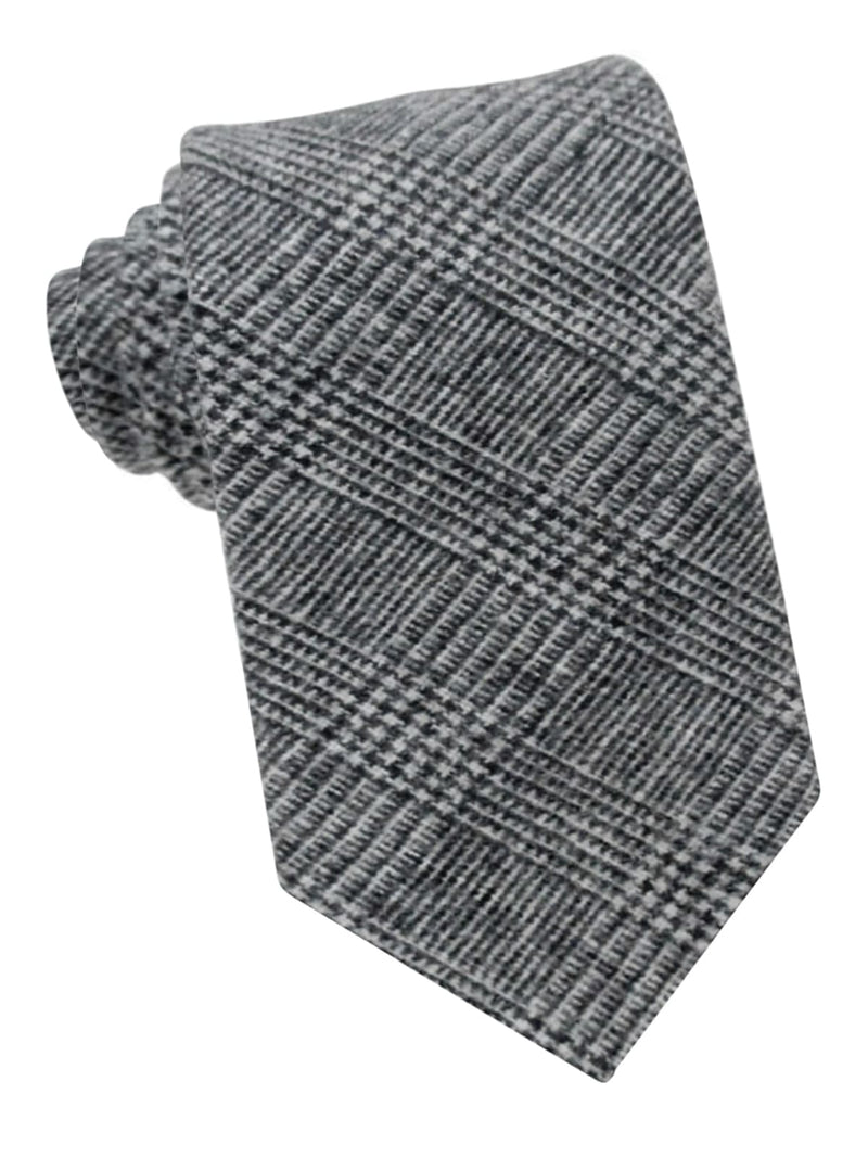 corbata lana principe gales negra