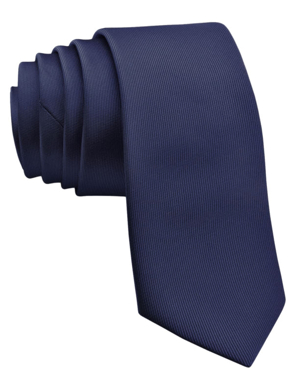 corbata pala estrecha azul marino