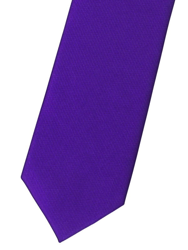 corbata pala estrecha azul purpura
