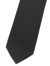 corbata pala estrecha negra
