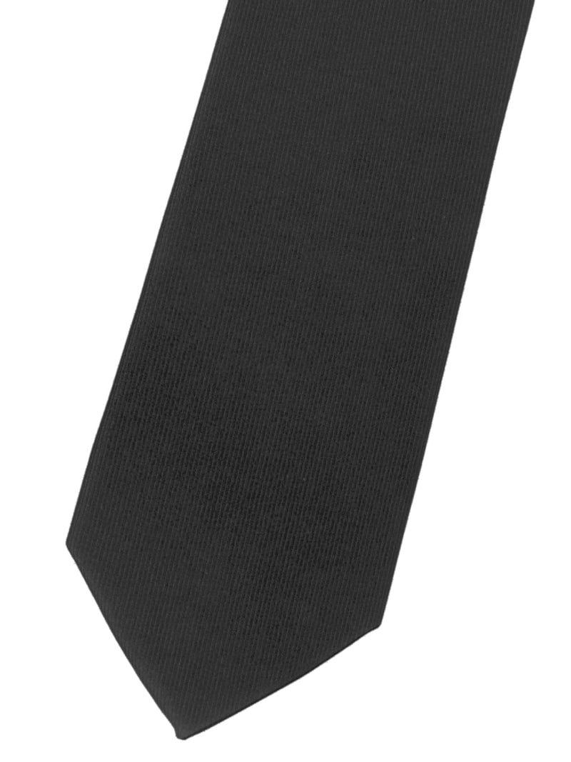 corbata pala estrecha negra