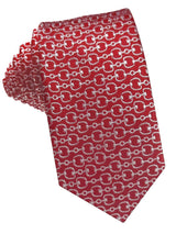 corbata pala estrecha roja fantasia