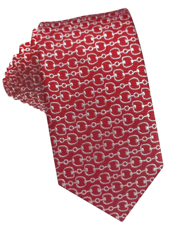 corbata pala estrecha roja fantasia