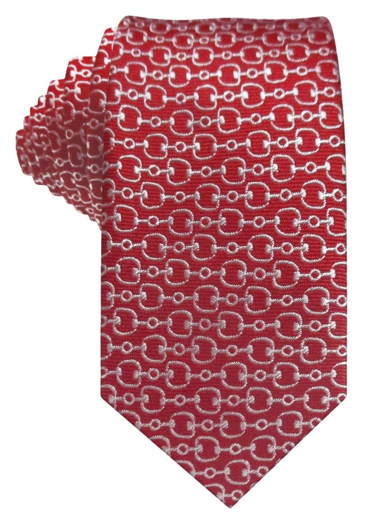 corbata pala estrecha roja fantasia