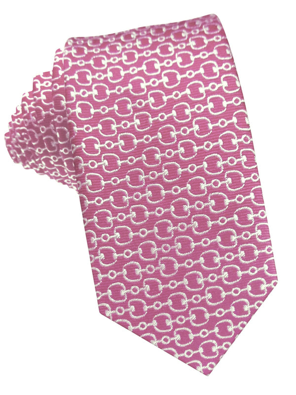 corbata pala estrecha rosa fantasia