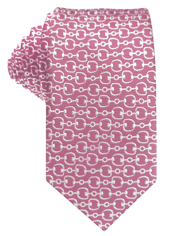 corbata pala estrecha rosa fantasia