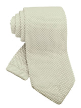 corbata punto pico beige