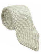 corbata punto pico beige