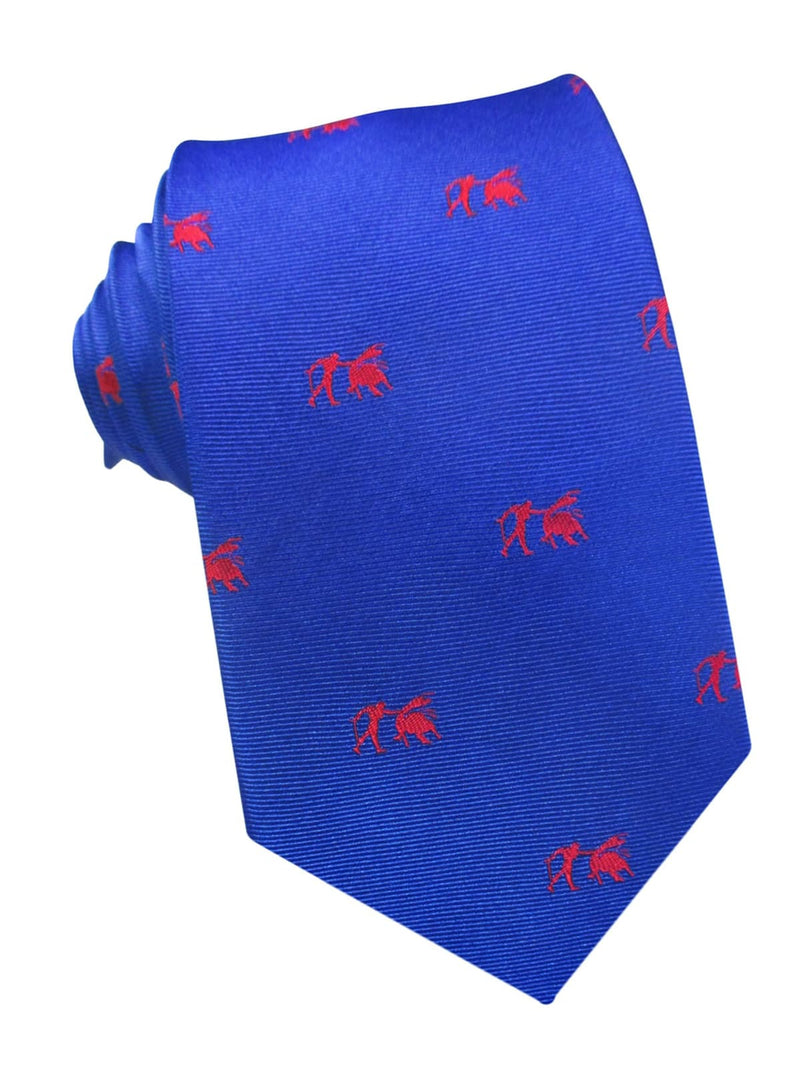corbata seda azul royal toro torero