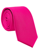 CORBATA SEDA ROSA FUCSIA