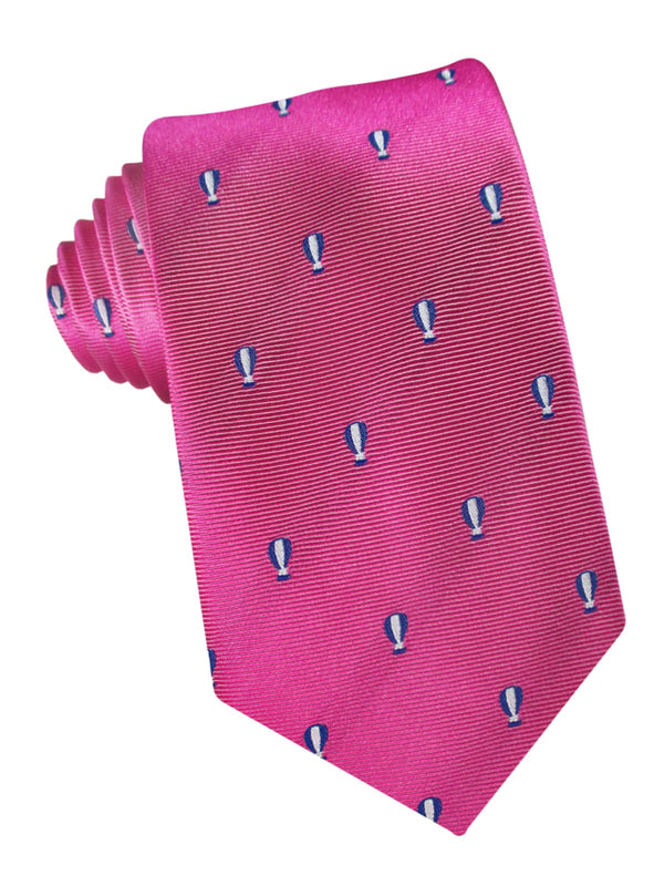 corbata seda rosa fucsia globos aerostaticos