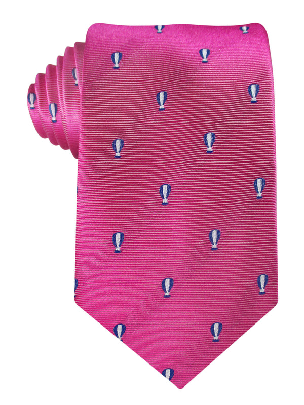 corbata seda rosa fucsia globos aerostaticos