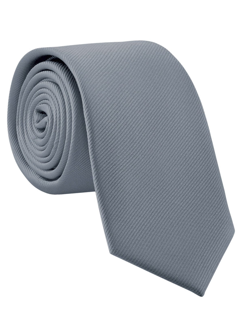 corbata seda gris marengo