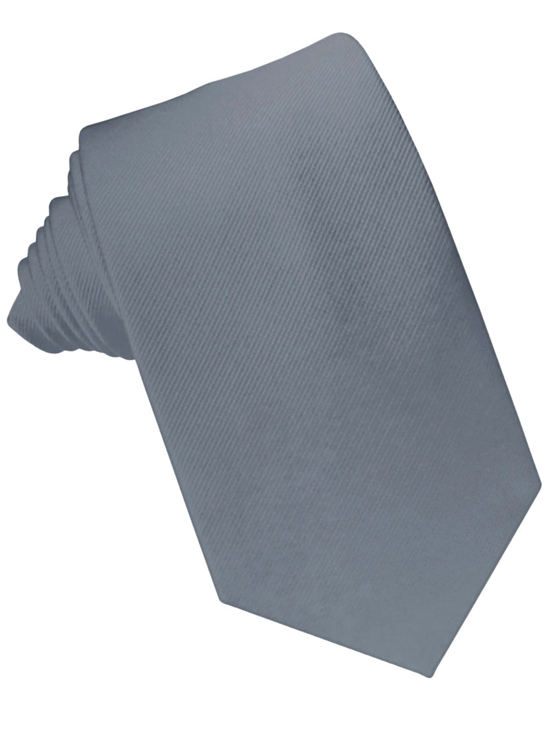 corbata seda gris marengo