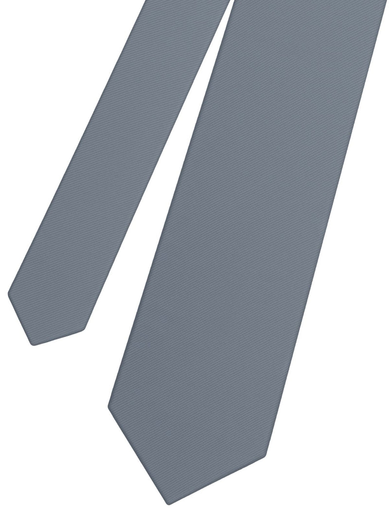 corbata seda gris
