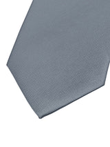 corbata seda gris marengo