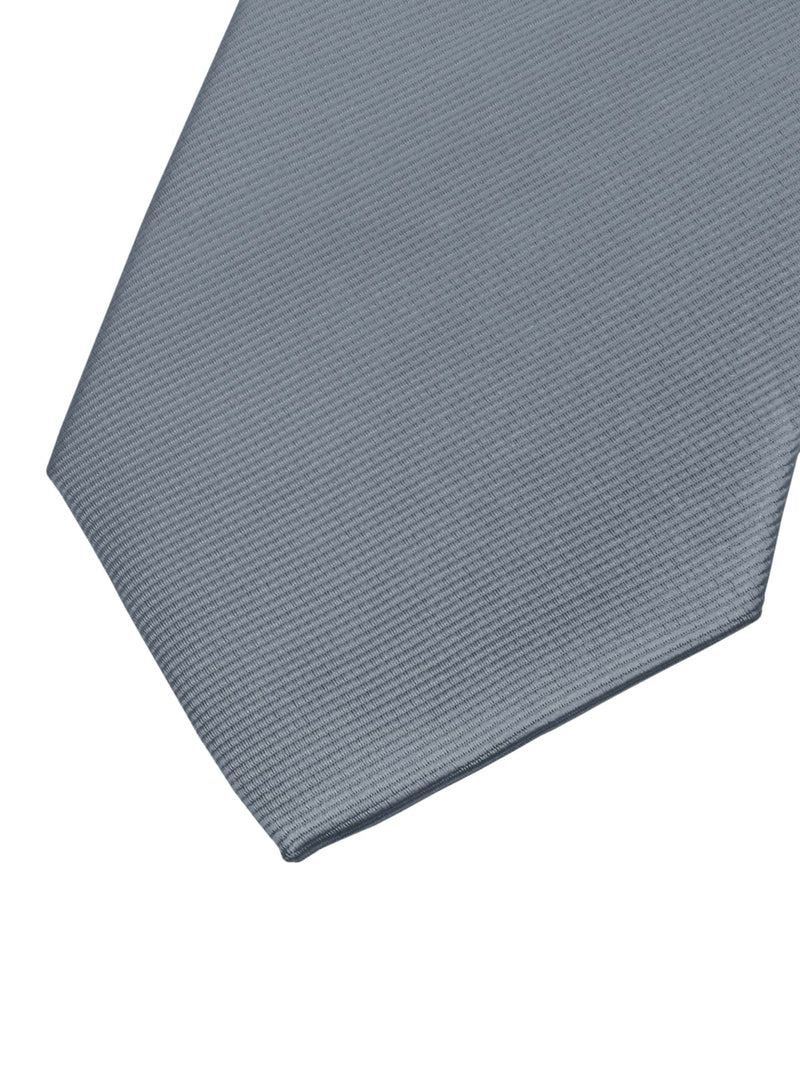 corbata seda gris marengo