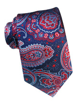 corbata seda azul marino cachemir