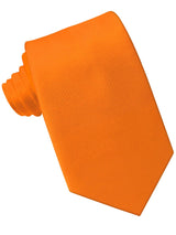 corbata seda naranja