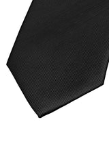 corbata seda negra