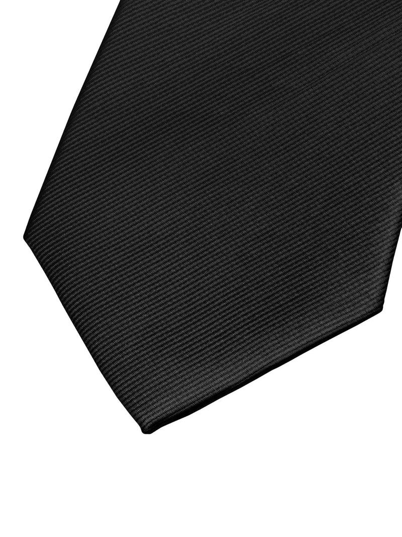 corbata seda negra