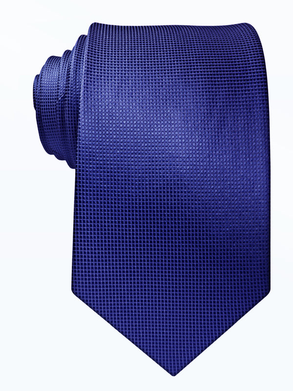 corbata seda color azul tinta