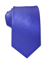 corbata seda color azul tinta