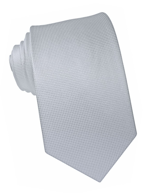 corbata seda color gris perla