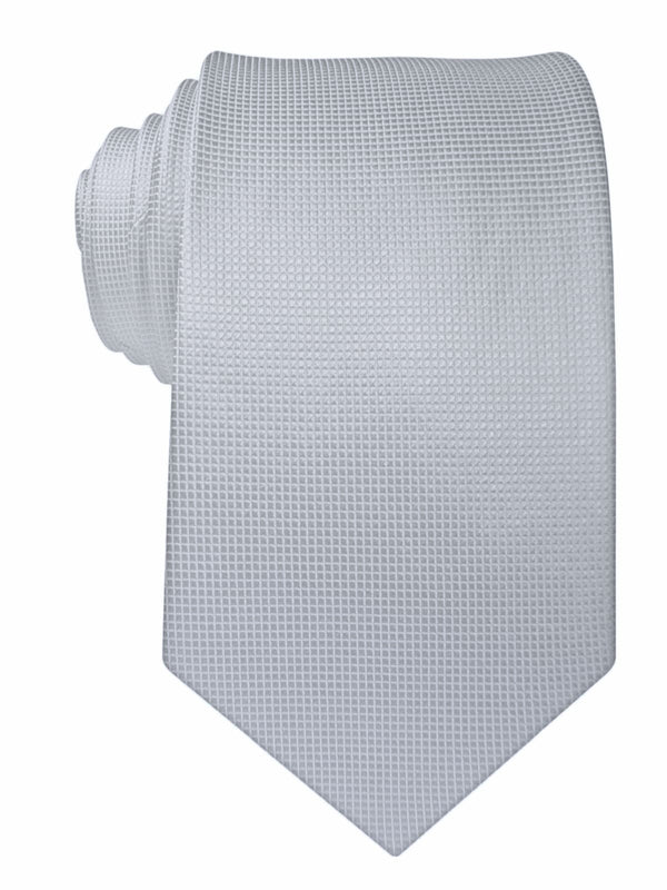 corbata seda color gris perla