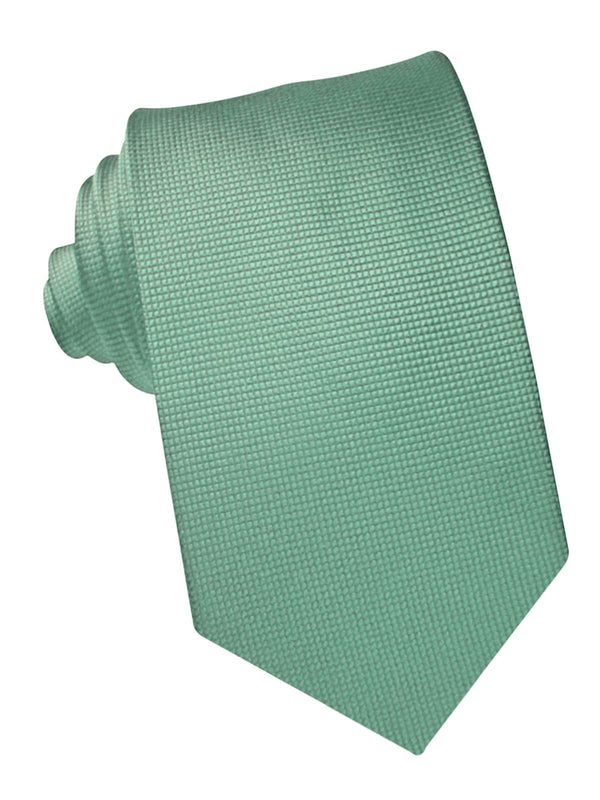 corbata seda color verde marina