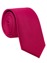 CORBATA SEDA ROJO CEREZA