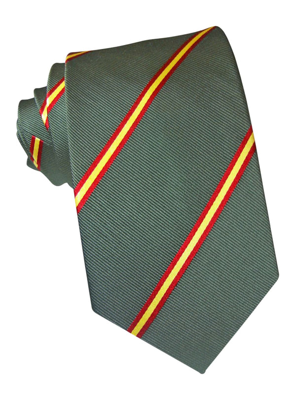 corbata seda verde bandera españa