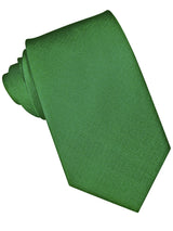 CORBATA SEDA VERDE OLIVA